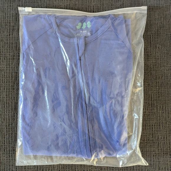 🐢2/$60🐢 DuckDuckGoose Cobalt bamboo convertible footie sleeper - Picture 1 of 2